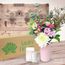 Delicate Pink Posy With Candle Flowers