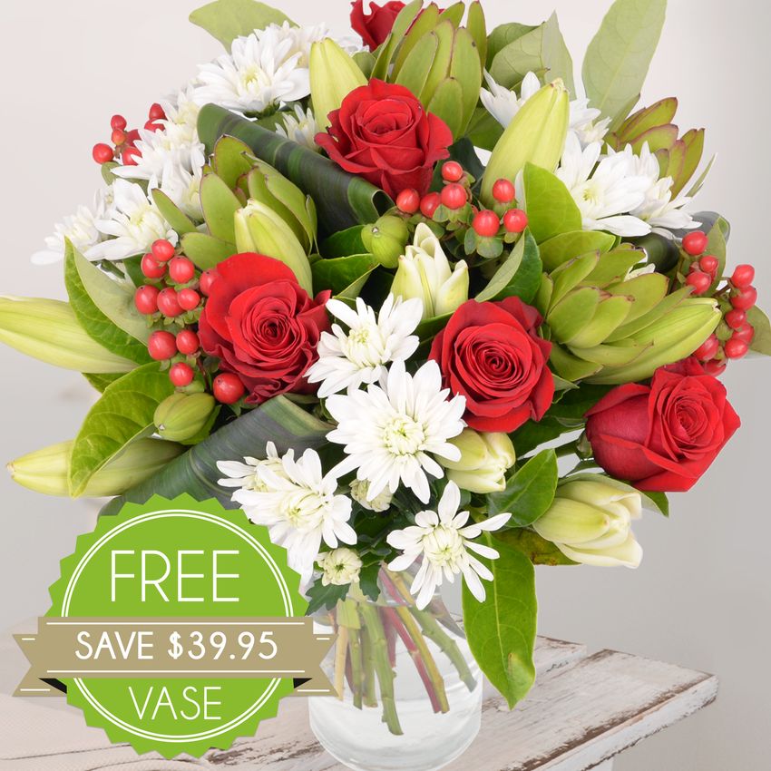 Sunrise Bouquet in Vase Special