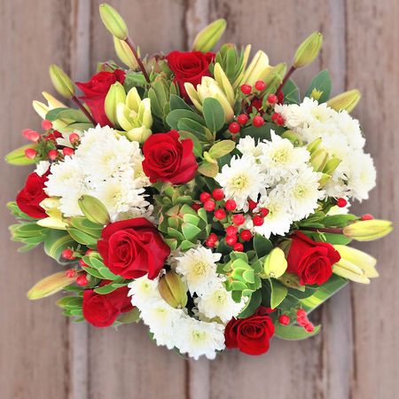 Sunrise Bouquet in Vase Special