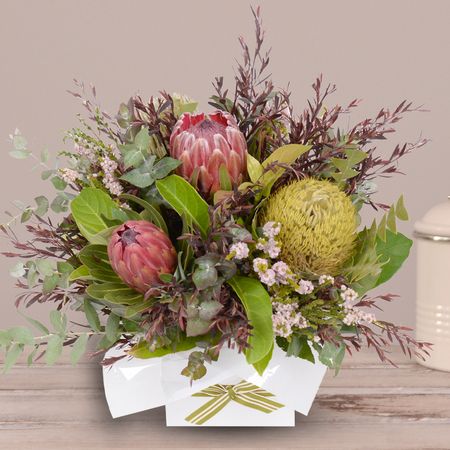 Outback Posy Box with Free Candle