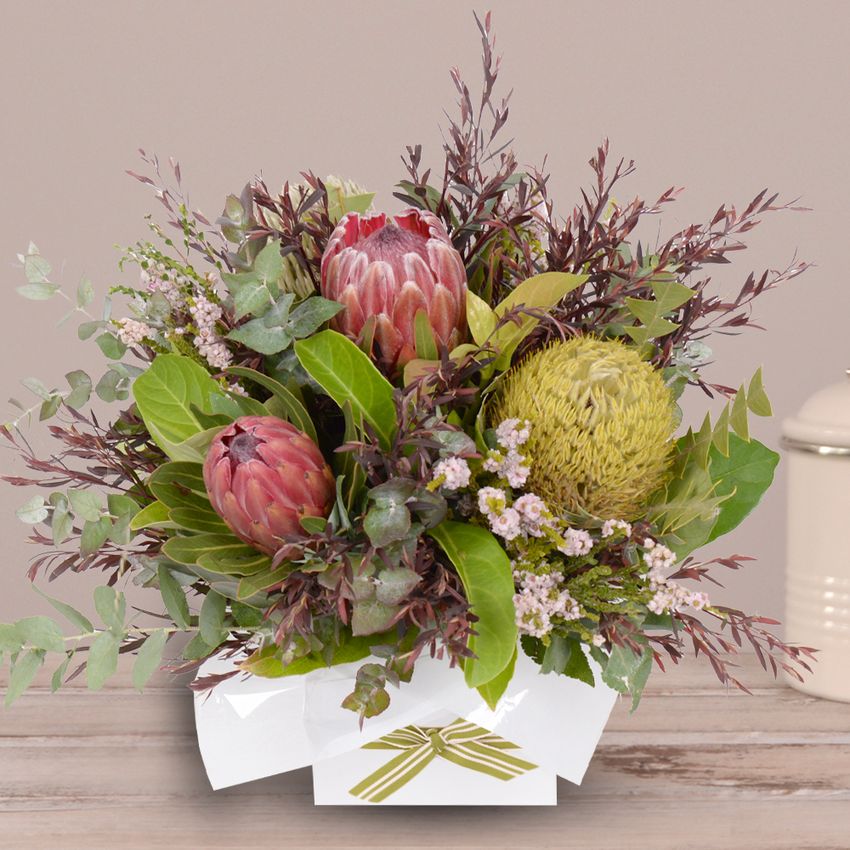 Outback Posy Box with Free Candle
