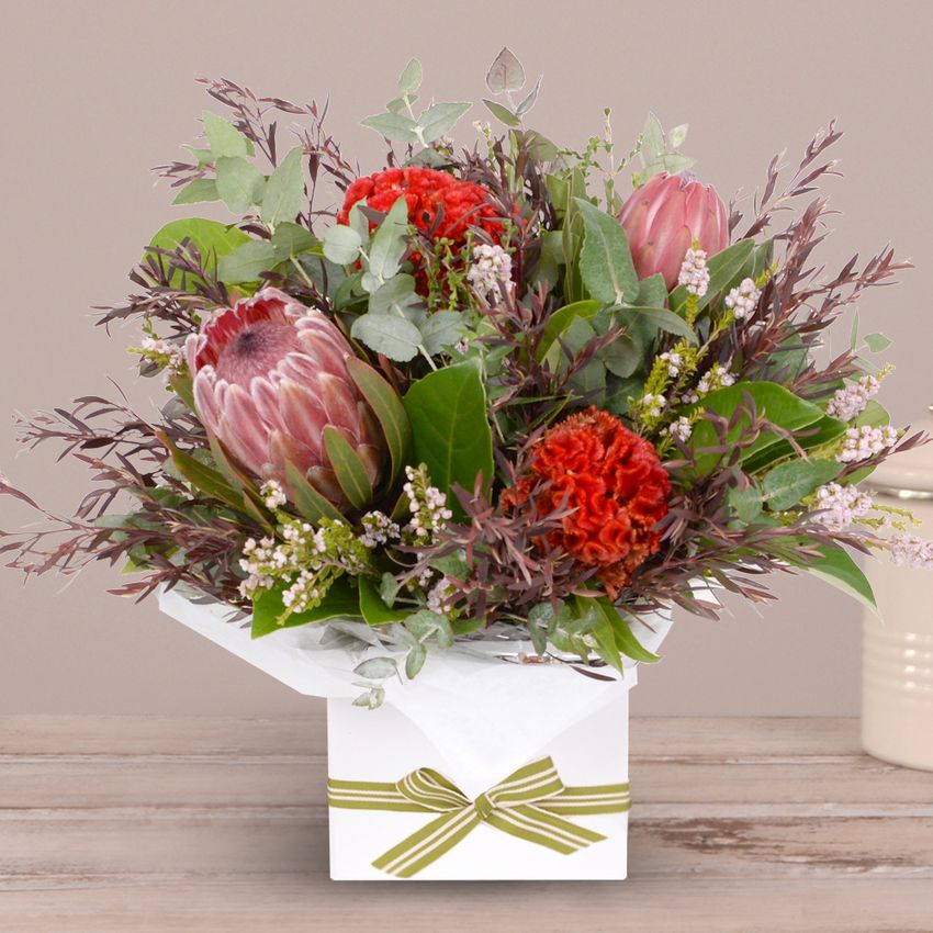 Outback Posy Box with Free Candle