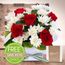 Ruby Rose Box with Chocs Flowers