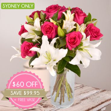 Rose and Lily Bouquet Special Offer Flowers