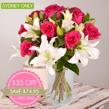 Rose and Lily Bouquet Special Offer Flowers