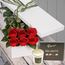 Valentine's Day 6 Red Roses with Chocs & Candle Flowers