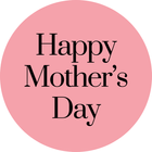 Happy Mother's Day Sticker Pink