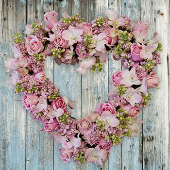 Heart Shaped Wreath Flowers