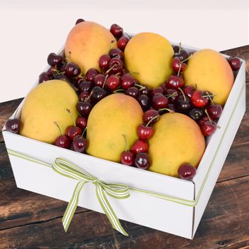 Mango and Cherry Box Flowers