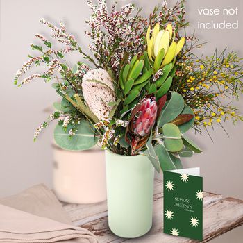 Native Posy Seasonal with Christmas Card Flowers