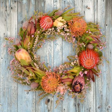 Native Wreath Medium Flowers