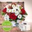 Ruby Rose Box with Delight Flowers