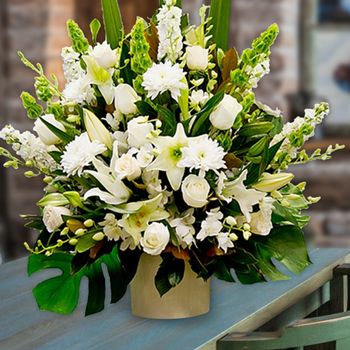 Serene Arrangement Flowers