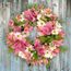 Soft Pink Wreath Flowers