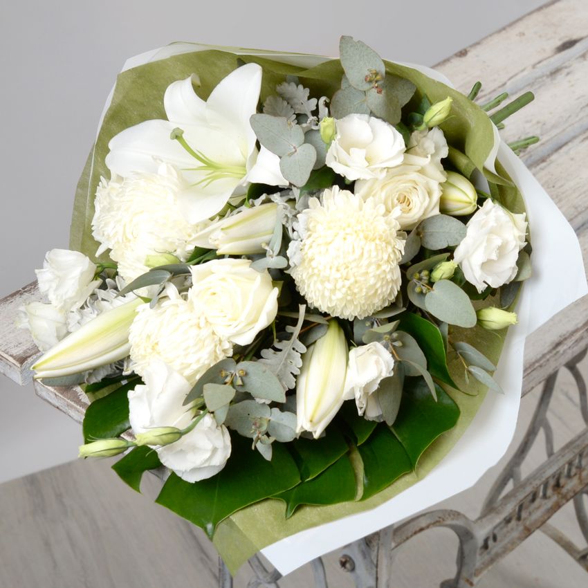 White and Green Bouquet