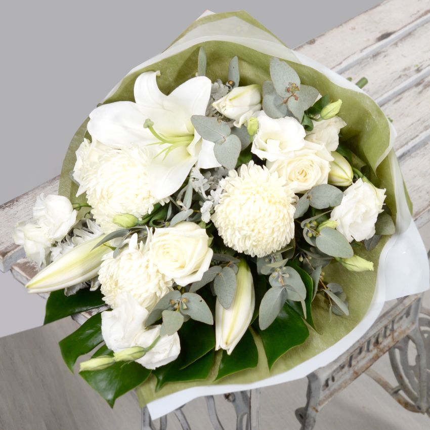 White and Green Bouquet