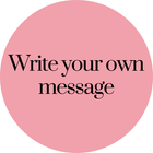 Personalised Sticker Pink